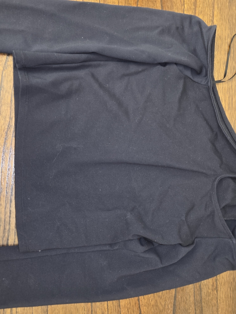 Abercrombie & Fitch Black Long Sleeve Crew Top